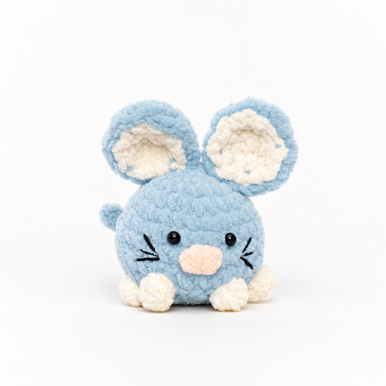 Crochet Little Blue Mouse