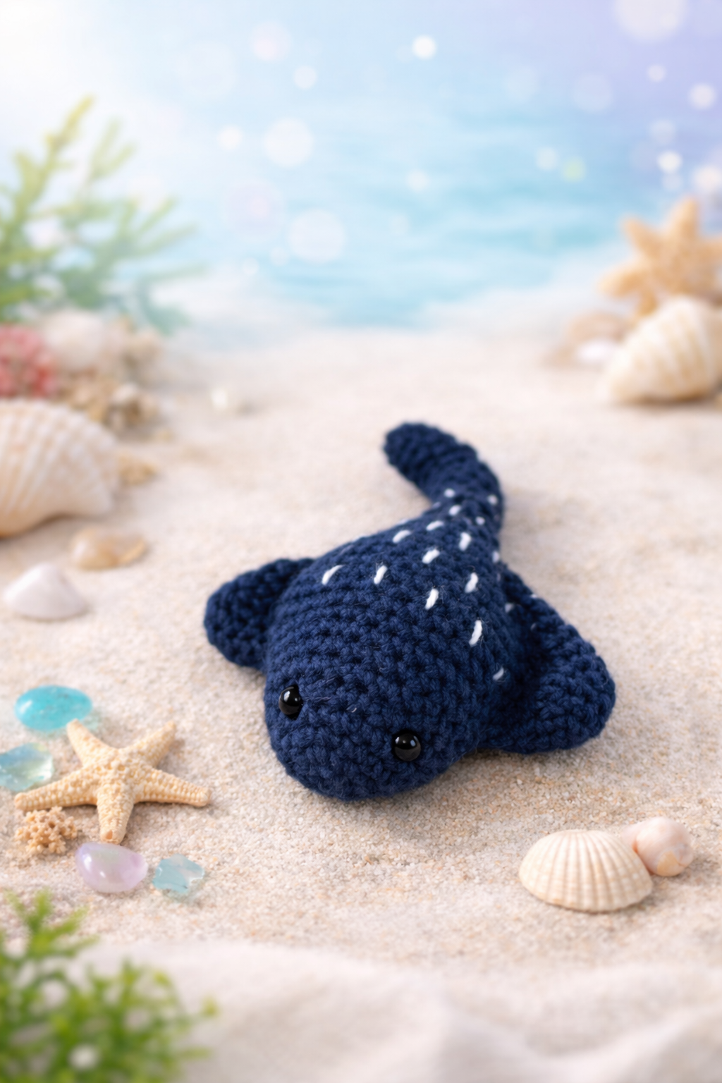 Crochet Blue Stingray