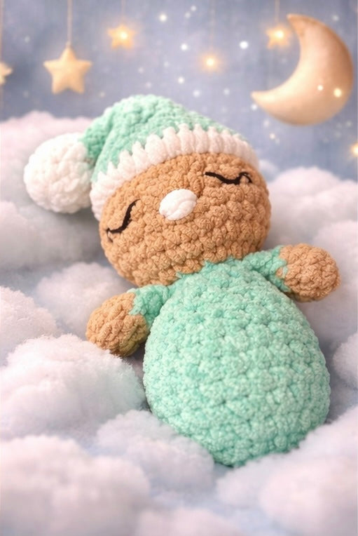 Sleeping Baby Teal