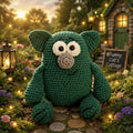 Green Funny Cat