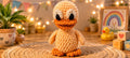 Pink Crochet Duck