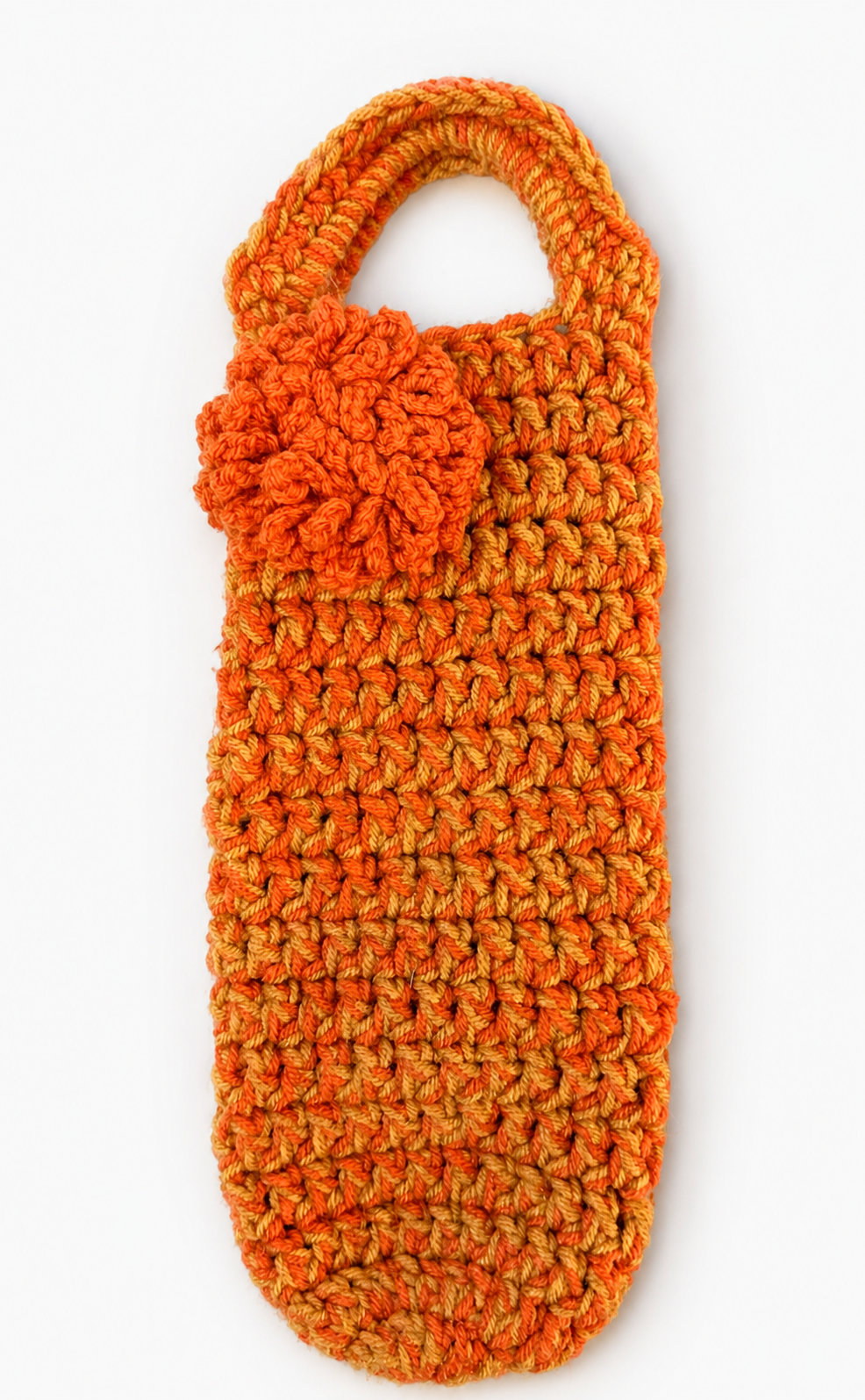 Crochet Wine Bottle Bag