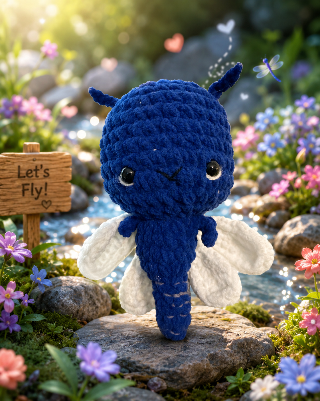 Crochet Dragon Fly